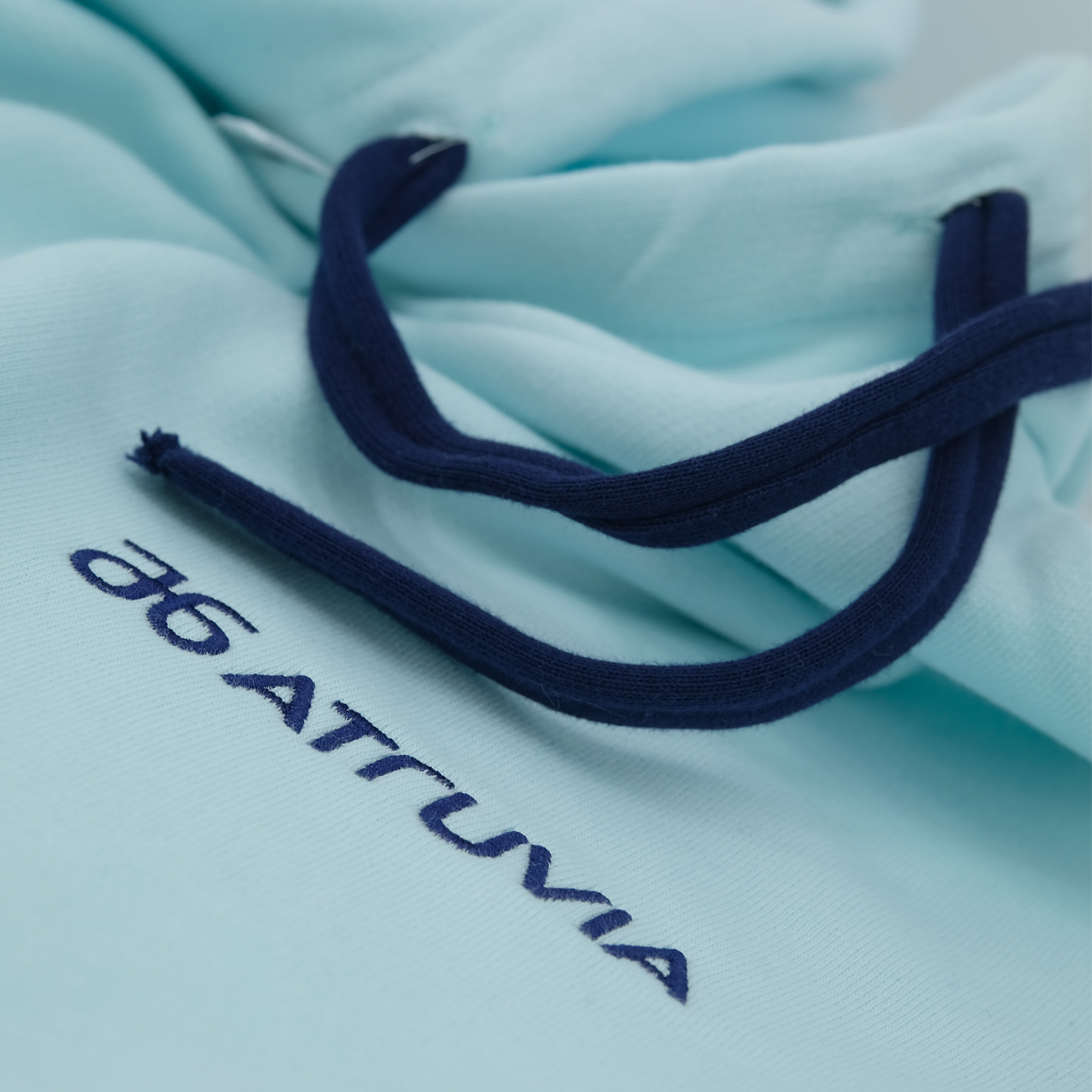 Team-Hoodie · Celeste & Navy · Atruvia
